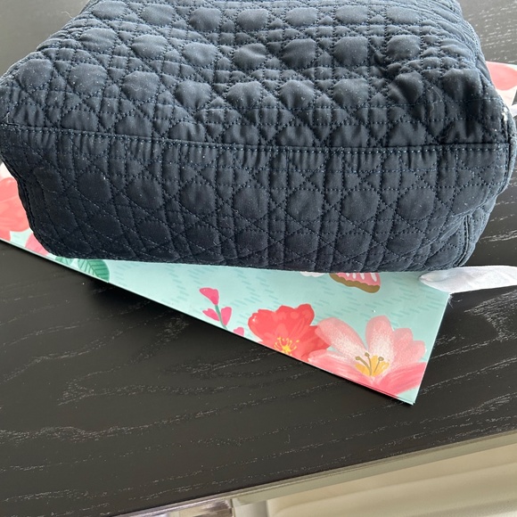 Sale!! Vintage Dior Black Cannage Lady Dior Nylon Handbag has been authenticated - Picture 4 of 7